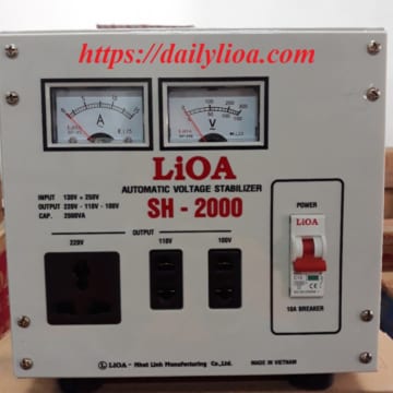 Ổn Áp LiOA 1 Pha SH-2000 (2KVA)